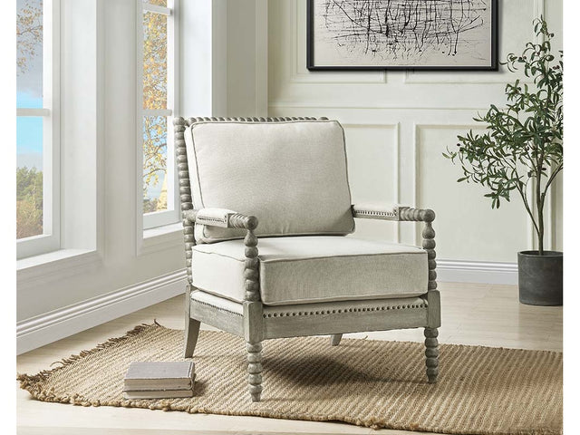 Saraid Beige Accent Chair - Ornate Home