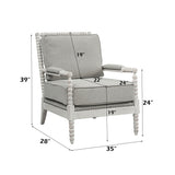 Saraid Gray Accent Chair - Ornate Home