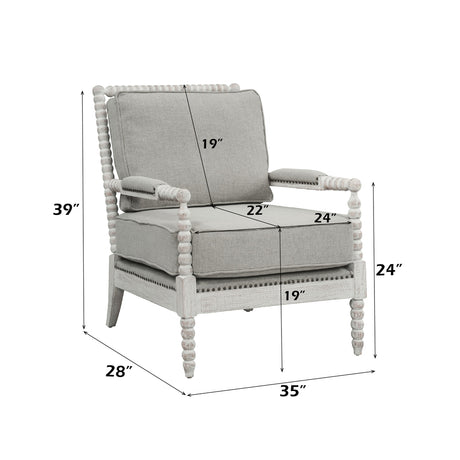 Saraid Gray Accent Chair - Ornate Home