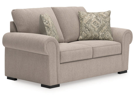 Sararose Heather Loveseat - Ornate Home