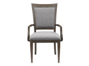 Sarasota Brown/Gray Arm Chair (Set of 2) - Ornate Home