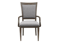 Sarasota Brown/Gray Arm Chair (Set of 2) - Ornate Home