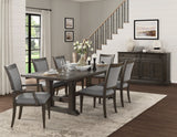 Sarasota Brown/Gray Arm Chair (Set of 2) - Ornate Home