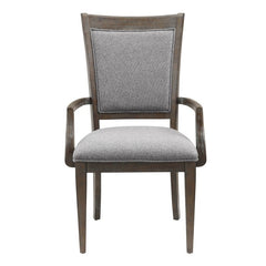 Sarasota Brown/Gray Arm Chair (Set of 2) - Ornate Home