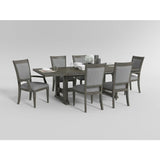 Sarasota Brown/Gray Arm Chair (Set of 2) - Ornate Home