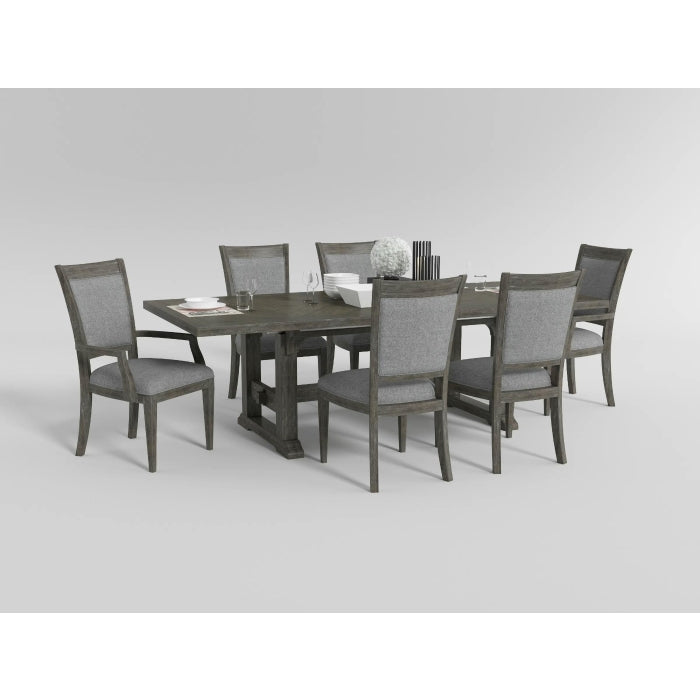 Sarasota Brown/Gray Arm Chair (Set of 2) - Ornate Home