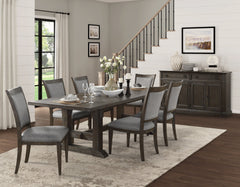Sarasota Brown/Gray Side Chair (Set of 2) - Ornate Home