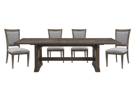 Sarasota Driftwood Brown / Gray 5-piece Dinig Table Set - Ornate Home