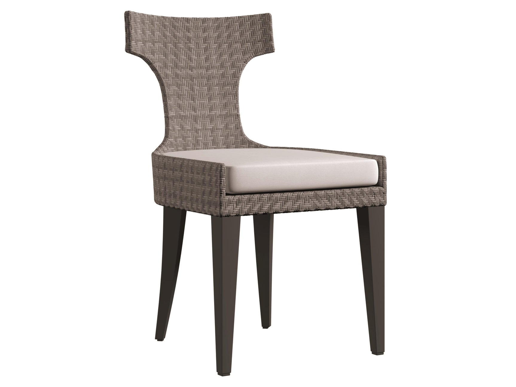 Sarasota Graphite/Pewter Grey Outdoor Side Chair - Ornate Home