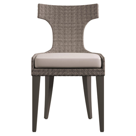 Sarasota Graphite/Pewter Grey Outdoor Side Chair - Ornate Home