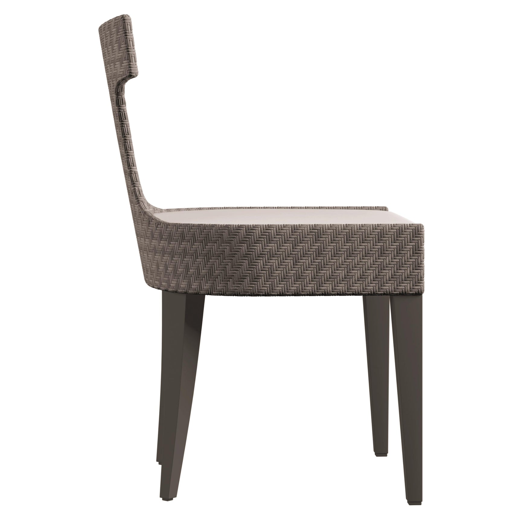Sarasota Graphite/Pewter Grey/White/Cream Outdoor Side Chair - Ornate Home