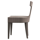 Sarasota Graphite/Pewter Grey/White/Cream Outdoor Side Chair - Ornate Home