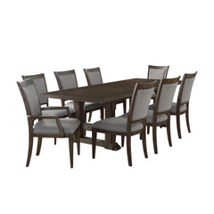 Sarasota Gray 9pc Dining Set - Ornate Home