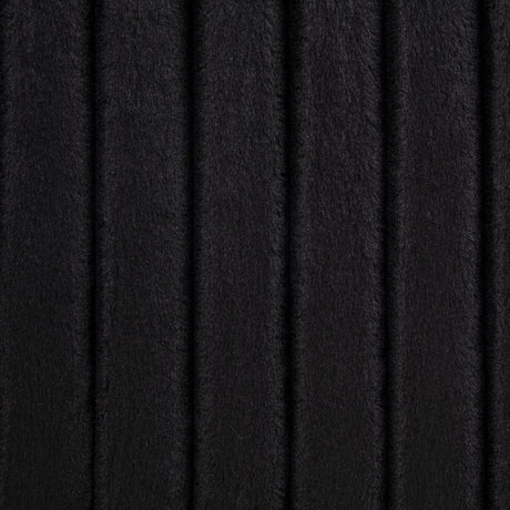 Sarco Black Corduroy Upholstered Swivel Accent Arm Chair - Ornate Home