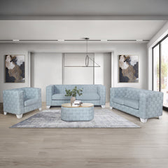 Saree Light Teal Chair - Ornate Home