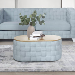 Saree Light Teal Coffee Table - Ornate Home