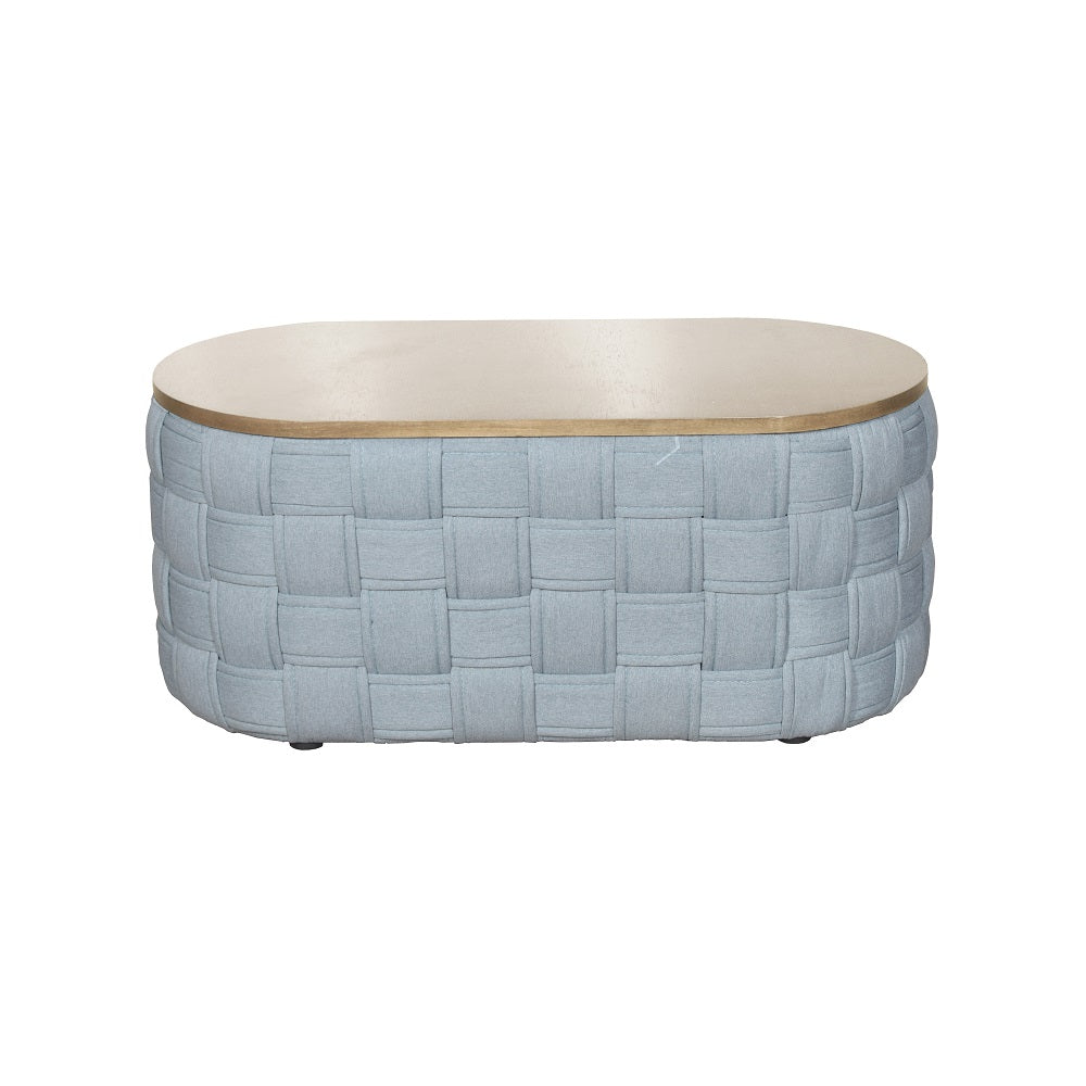 Saree Light Teal Coffee Table - Ornate Home