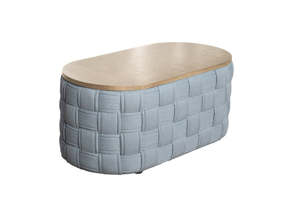 Saree Light Teal Coffee Table - Ornate Home