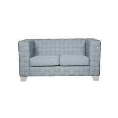 Saree Light Teal Loveseat - Ornate Home