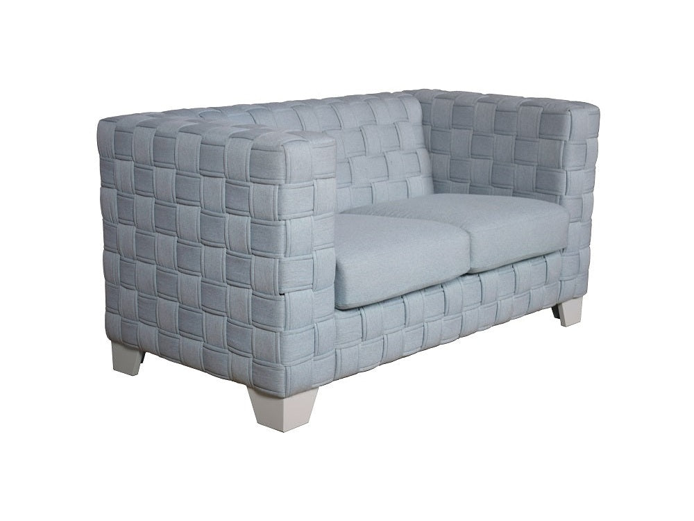 Saree Light Teal Loveseat - Ornate Home