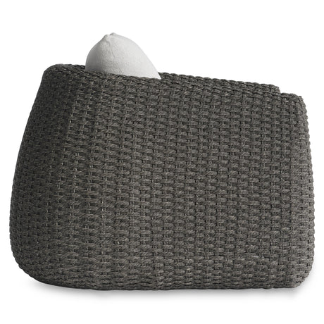 Sarene Dark Thatch/Beige/Tan Outdoor Swivel Chair - Ornate Home