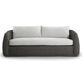 Sarene Dark Thatch/Grey Outdoor Sofa - Ornate Home