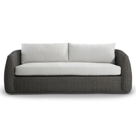 Sarene Dark Thatch/Grey Outdoor Sofa - Ornate Home