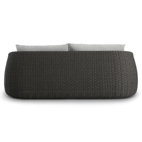Sarene Dark Thatch/Grey Outdoor Sofa - Ornate Home