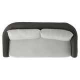 Sarene Dark Thatch/Grey Outdoor Sofa - Ornate Home