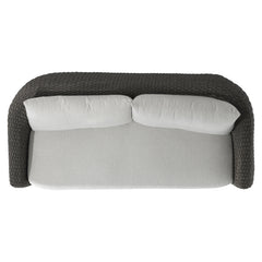 Sarene Dark Thatch/Grey Outdoor Sofa - Ornate Home