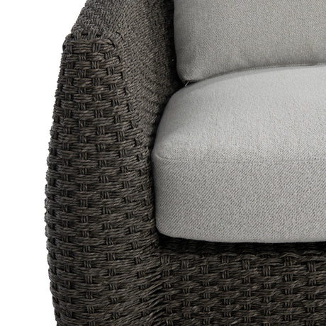 Sarene Dark Thatch/Grey Outdoor Sofa - Ornate Home