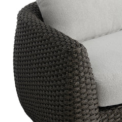 Sarene Dark Thatch/Grey Outdoor Sofa - Ornate Home