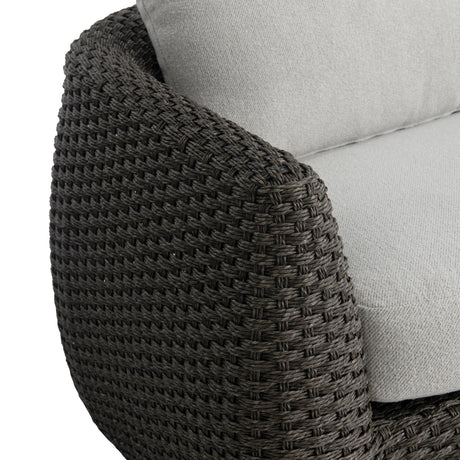 Sarene Dark Thatch/Grey Outdoor Sofa - Ornate Home