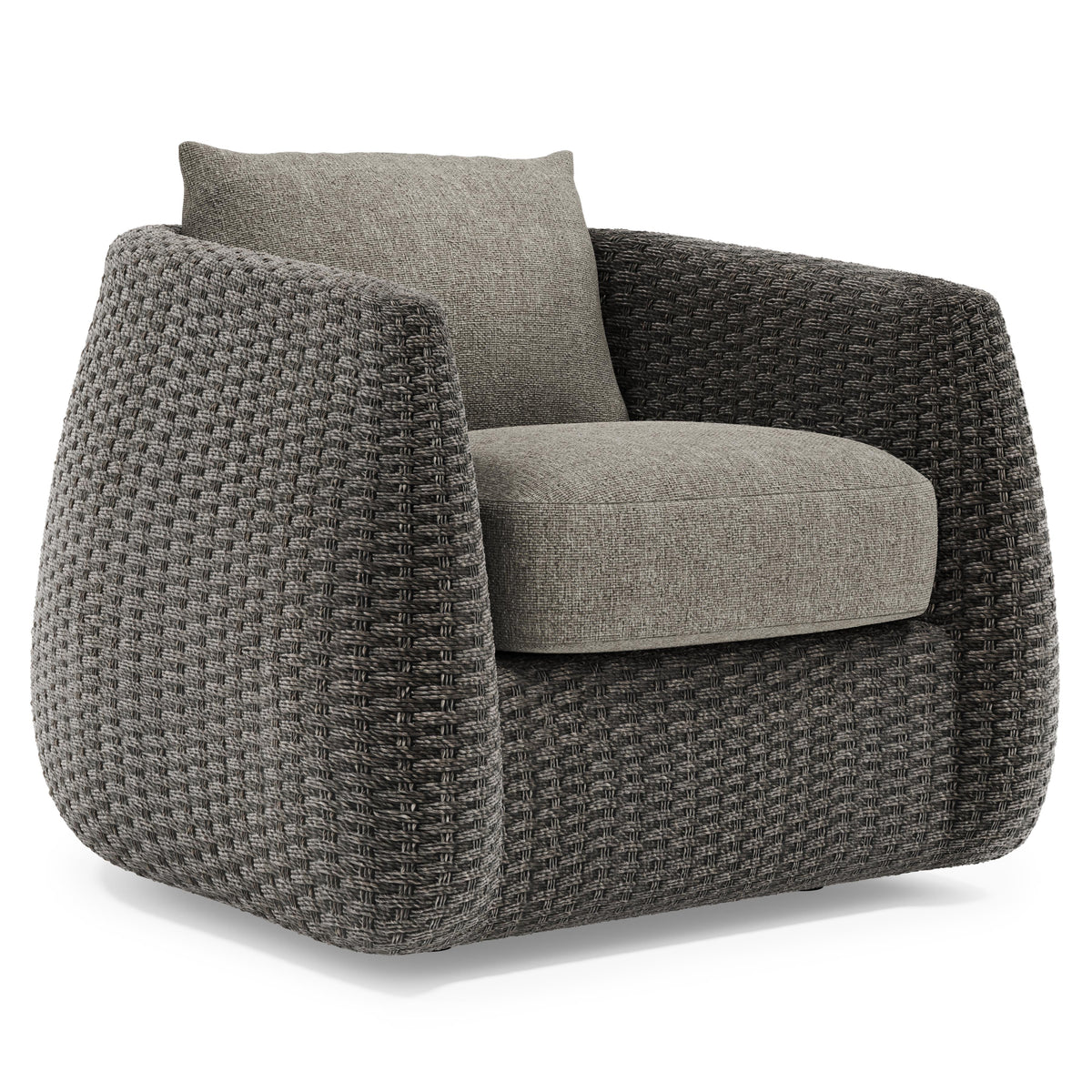 Sarene Dark Thatch Outdoor Chair - Ornate Home