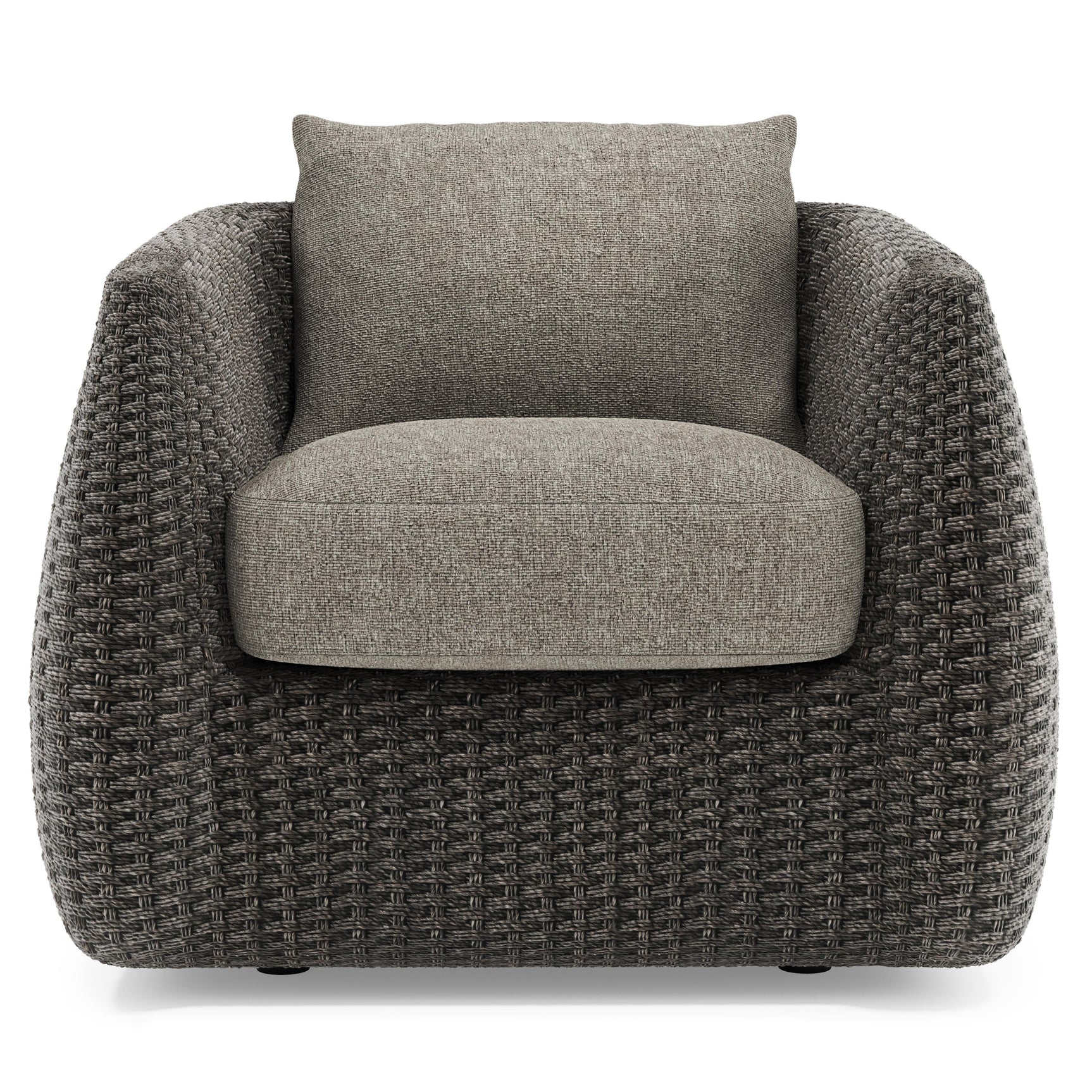 Sarene Dark Thatch Outdoor Chair - Ornate Home