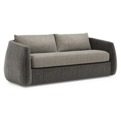 Sarene Dark Thatch Outdoor Sofa - Ornate Home