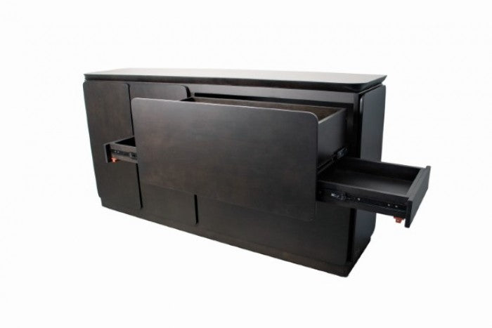 Sargans Black Sideboard - Ornate Home