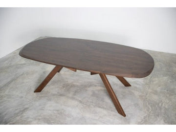 Sargans Rich Walnut Dining Table - Ornate Home