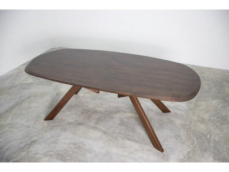 Sargans Rich Walnut Dining Table - Ornate Home