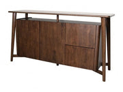 Sargans Rich Walnut Server - Ornate Home