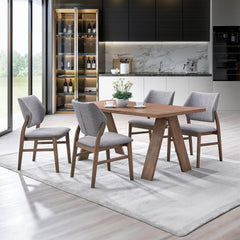 Sarha Walnut Dining Table - Ornate Home