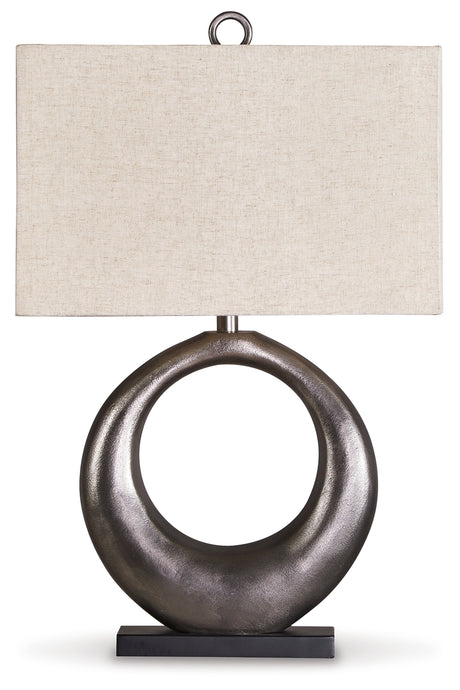 Saria Antique Silver Table Lamp (Set of 2) - Ornate Home