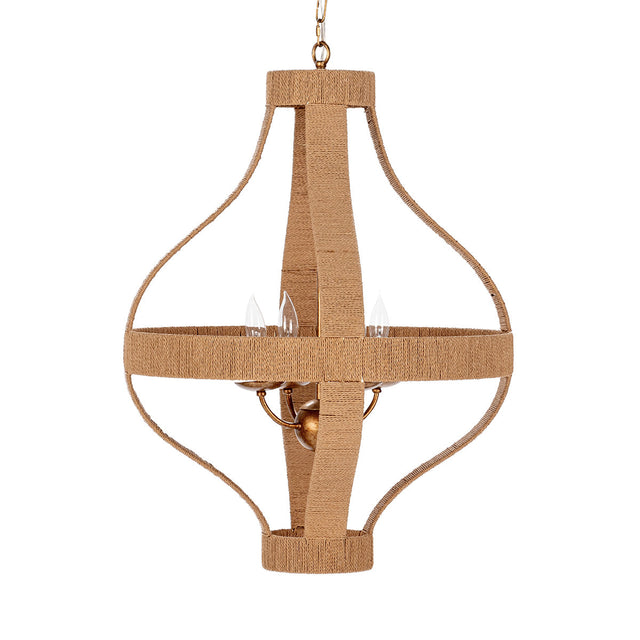 Sarmiento Pendant Natural/Gold - Ornate Home