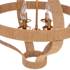 Sarmiento Pendant Natural/Gold - Ornate Home