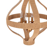 Sarmiento Pendant Natural/Gold - Ornate Home