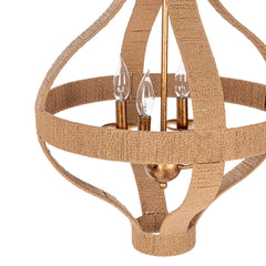 Sarmiento Pendant Natural/Gold - Ornate Home