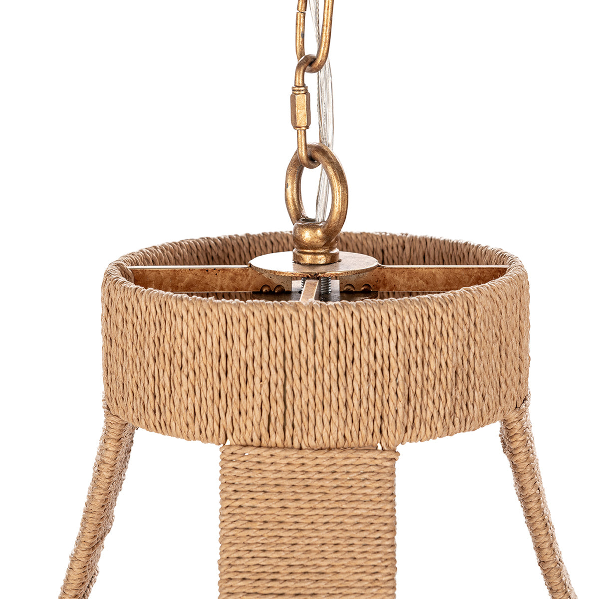 Sarmiento Pendant Natural/Gold - Ornate Home