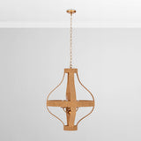Sarmiento Pendant Natural/Gold - Ornate Home