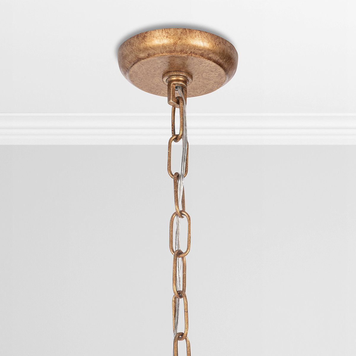 Sarmiento Pendant Natural/Gold - Ornate Home