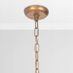 Sarmiento Pendant Natural/Gold - Ornate Home